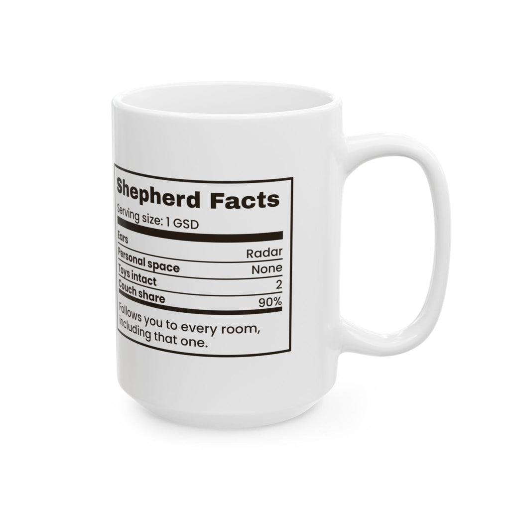 Funny German Shepherd Coffee Mug Shepherd Facts Personal Space None