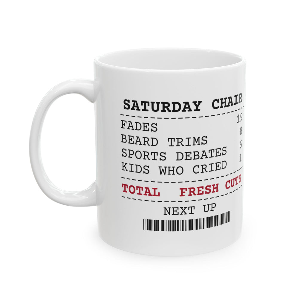 Funny Barber Coffee Mug Fades 19 Sports Debates 6 Receipt
