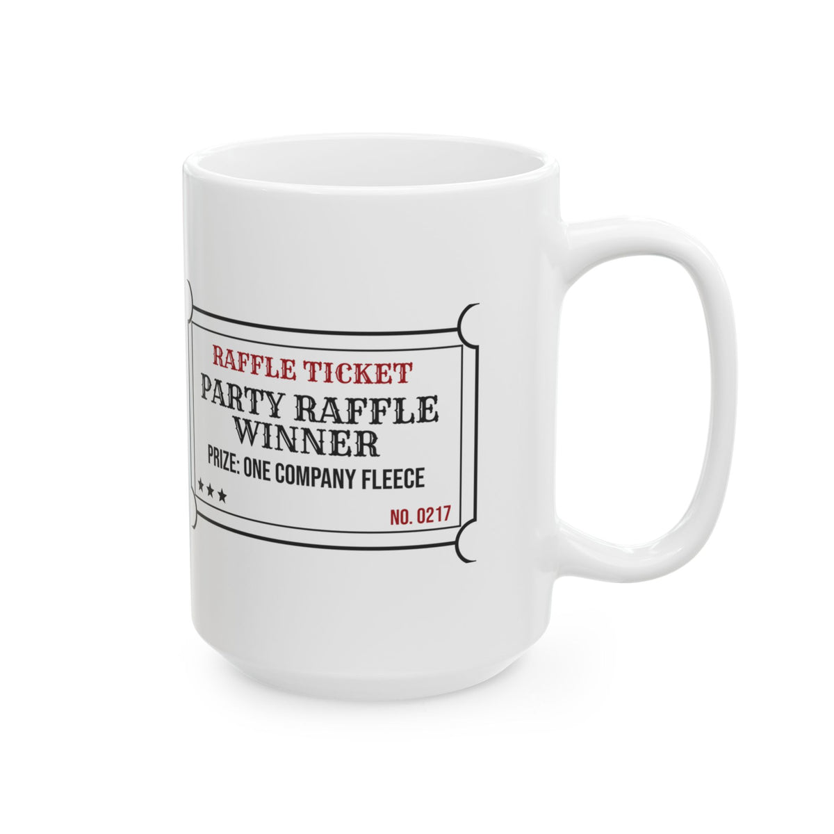 Funny Christmas Coworker Coffee Mug Party Raffle Winner Company Fleece