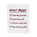 Funny Christmas In-Laws Throw Blanket Plan Five Dog Walks Checklist