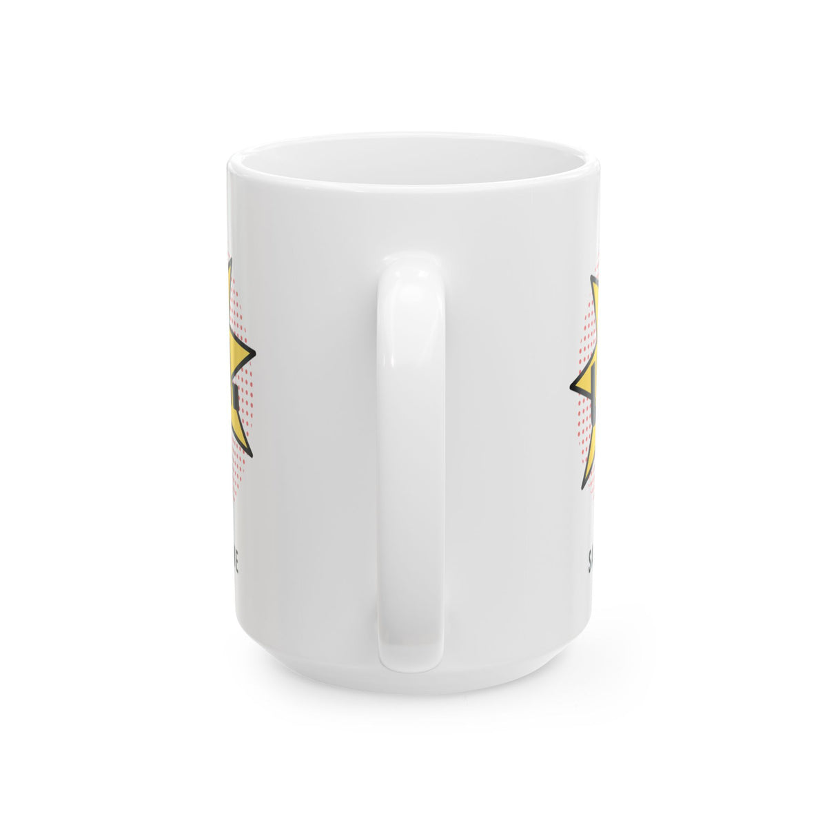 Funny Sarcastic Coffee Mug UGH Said With Love Pop Art