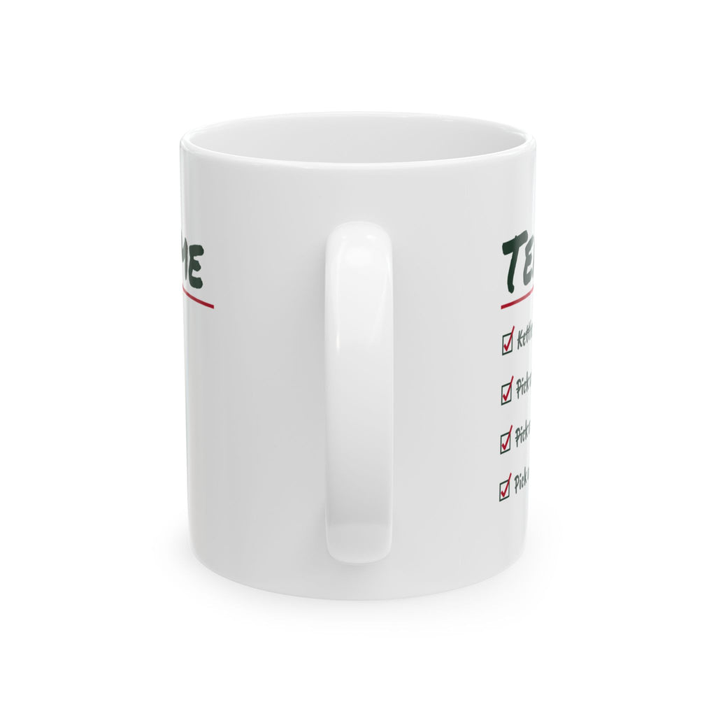 Tea Lover Mug Tea Time Checklist Pick A Tea Pick A Biscuit