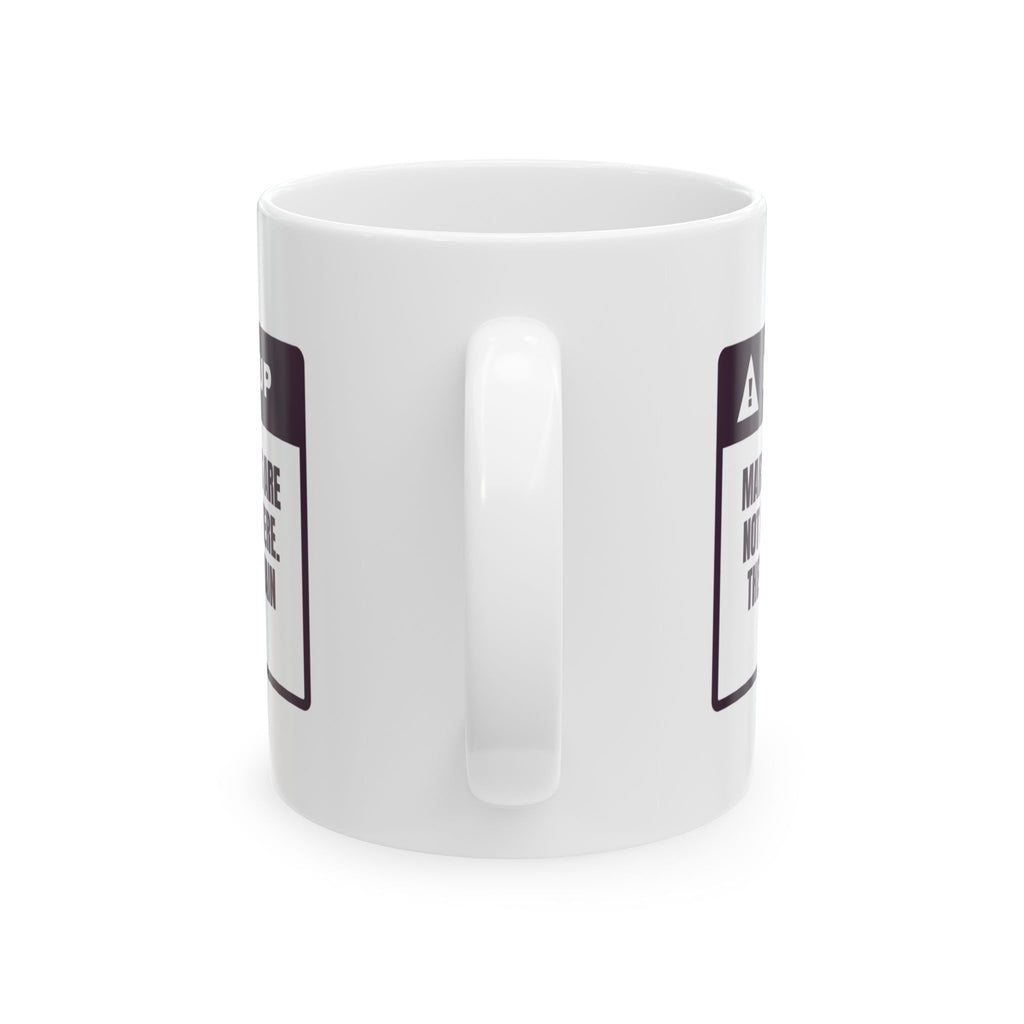 Funny Hot Cocoa Mug Marshmallows Are The Main Course Label