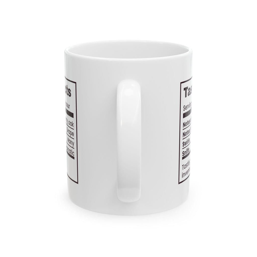 Funny Wine Lover Mug Notes Of Cherry I Taste Grape Tasting Label