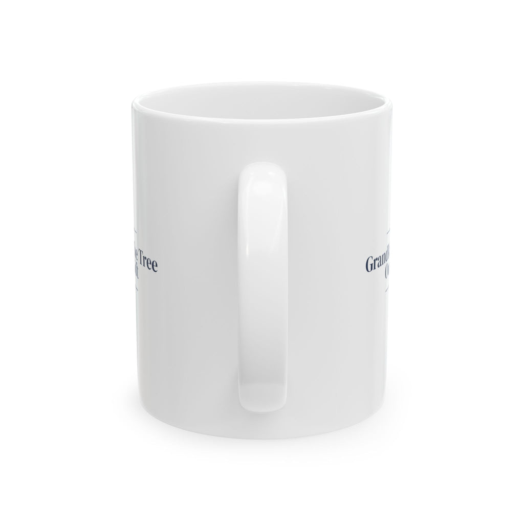 Christmas Grandparents Coffee Mug Grandkids Under The Tree Keepsake