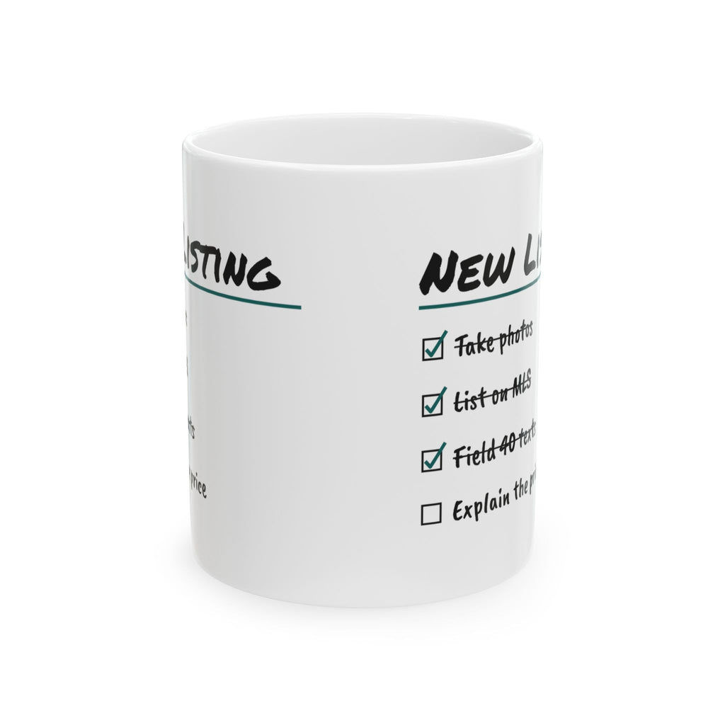 Real Estate Agent Coffee Mug Explain The Price