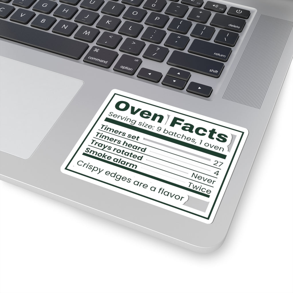 Funny Christmas Baking Sticker Oven Facts For Cookie Bakers