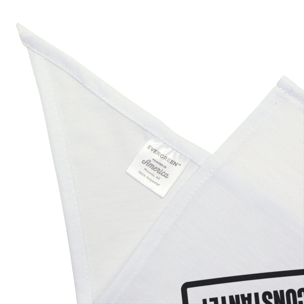 Funny Dog Dad Warning Label Dog Bandana For Dog Dad Dog Owner