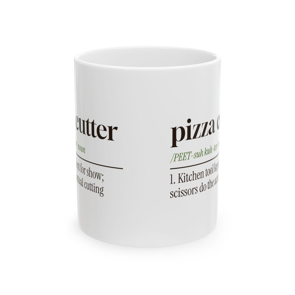Pizza Cutter Coffee Mug Pizza Scissors Do The Work