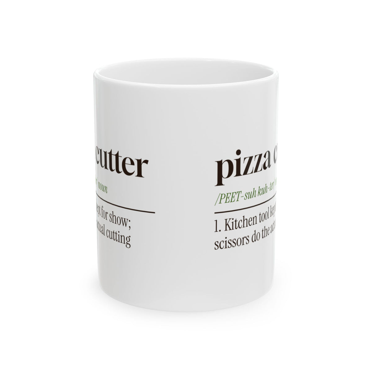 Pizza Cutter Coffee Mug Pizza Scissors Do The Work