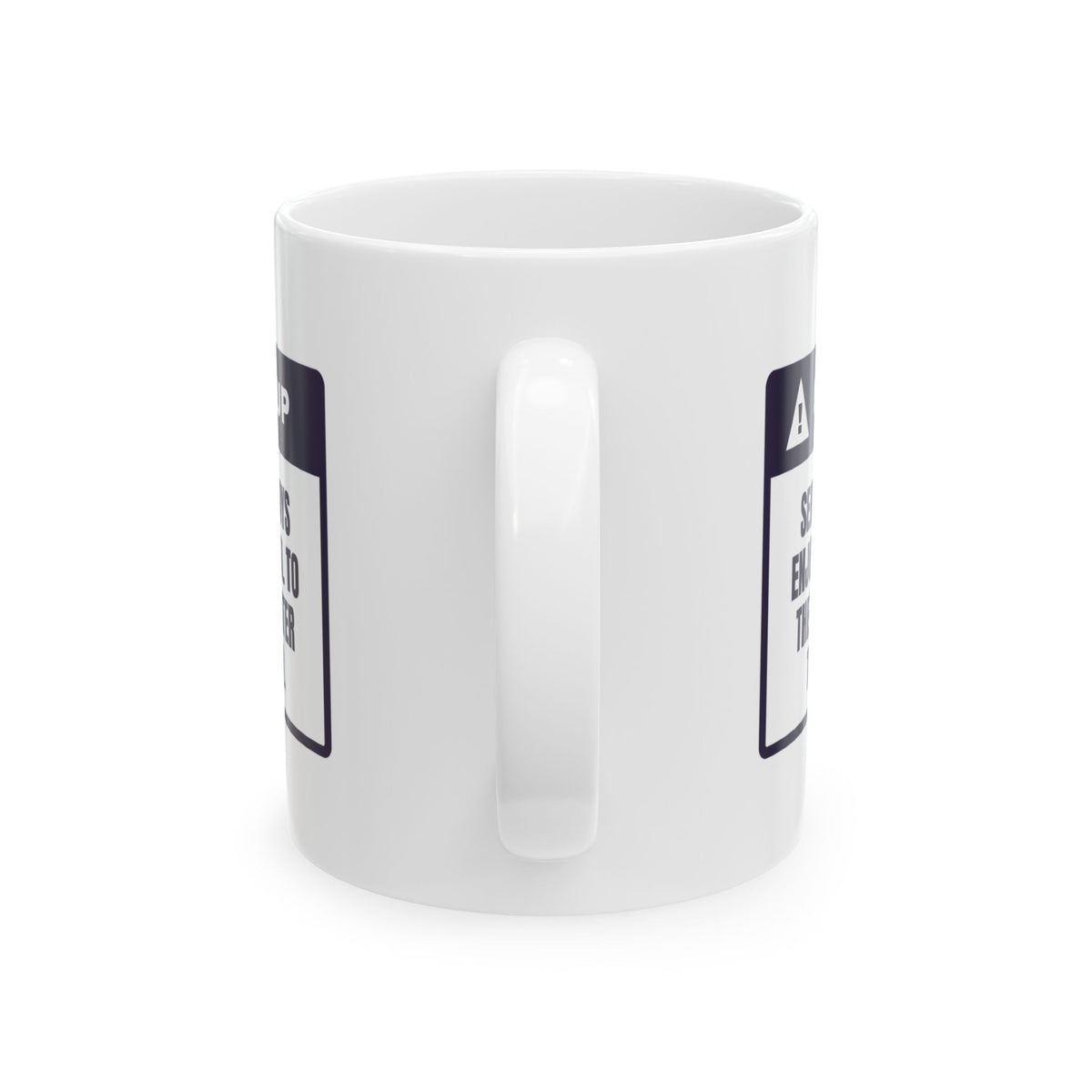Funny Server Coffee Mug Told The Usher Enjoy Your Meal Warning