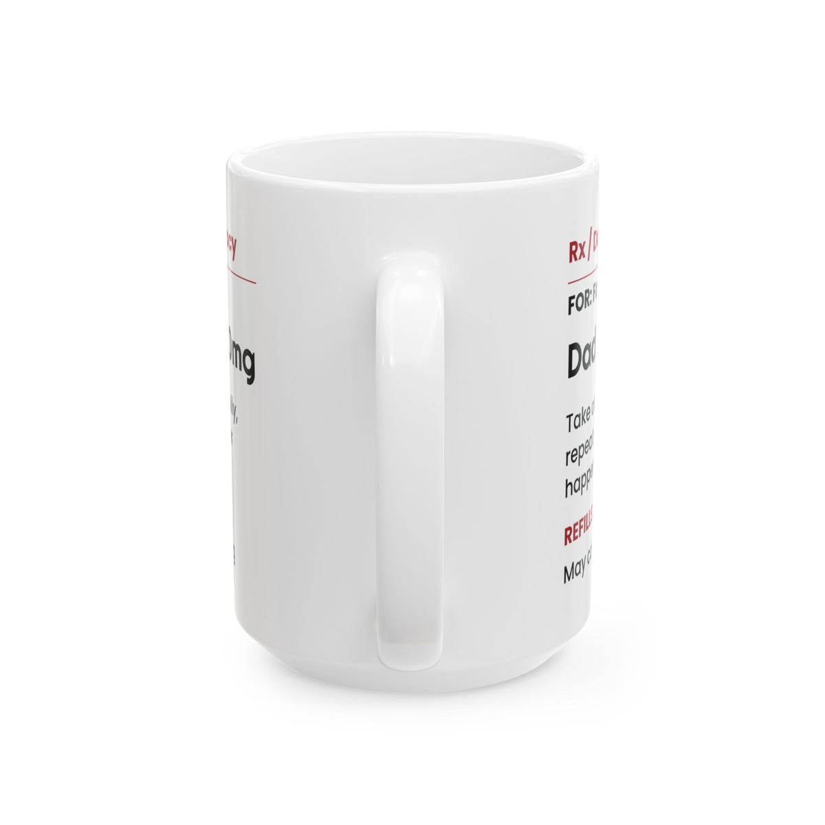 Funny Dad Coffee Mug Dad Joke Prescription For Dad Kids