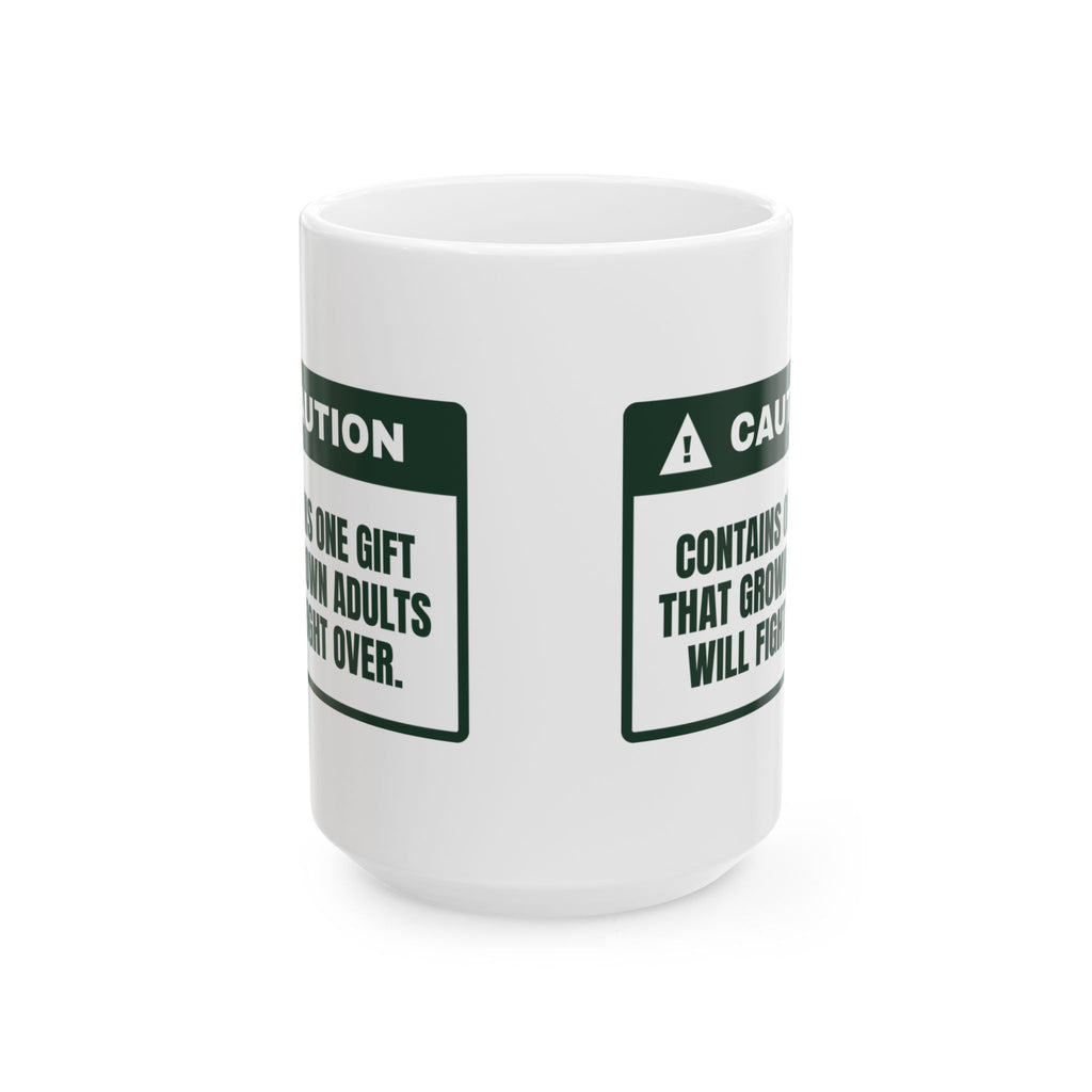 Funny White Elephant Coffee Mug Grown Adults Will Fight Over This