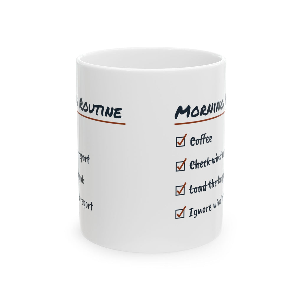 Kayaking Coffee Mug Ignore The Wind Report