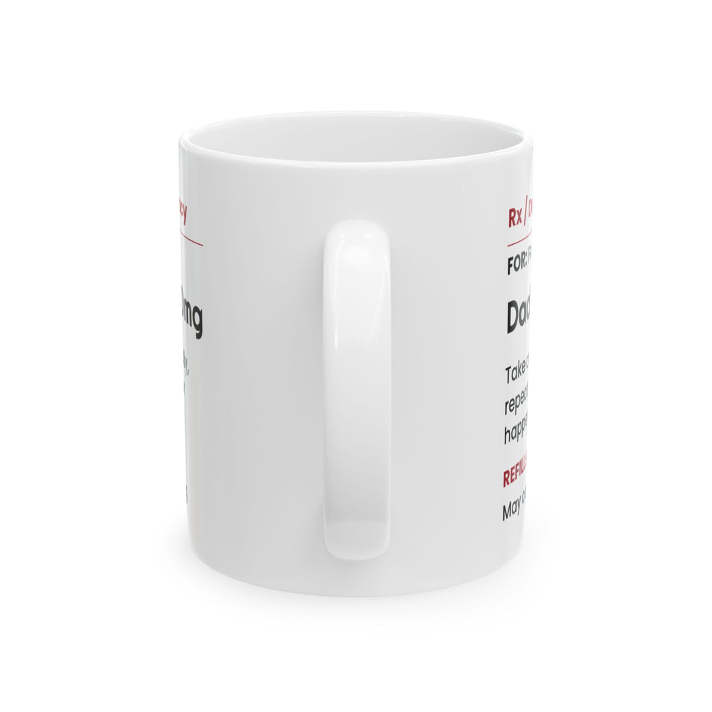 Funny Dad Coffee Mug Dad Joke Prescription For Dad Kids