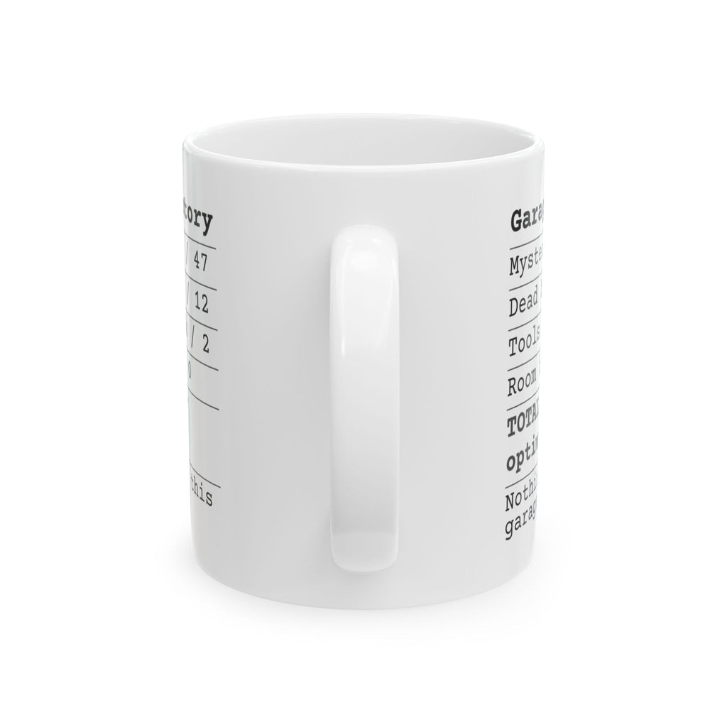 Garage Inventory Receipt Coffee Mug Fully Optimized For Dad