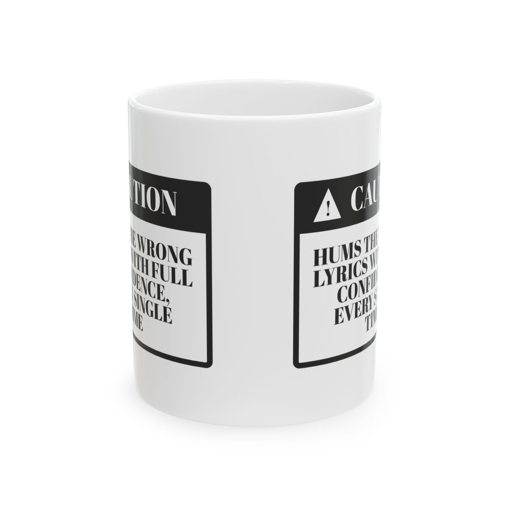 Funny Husband Coffee Mug Wrong Lyrics For Him