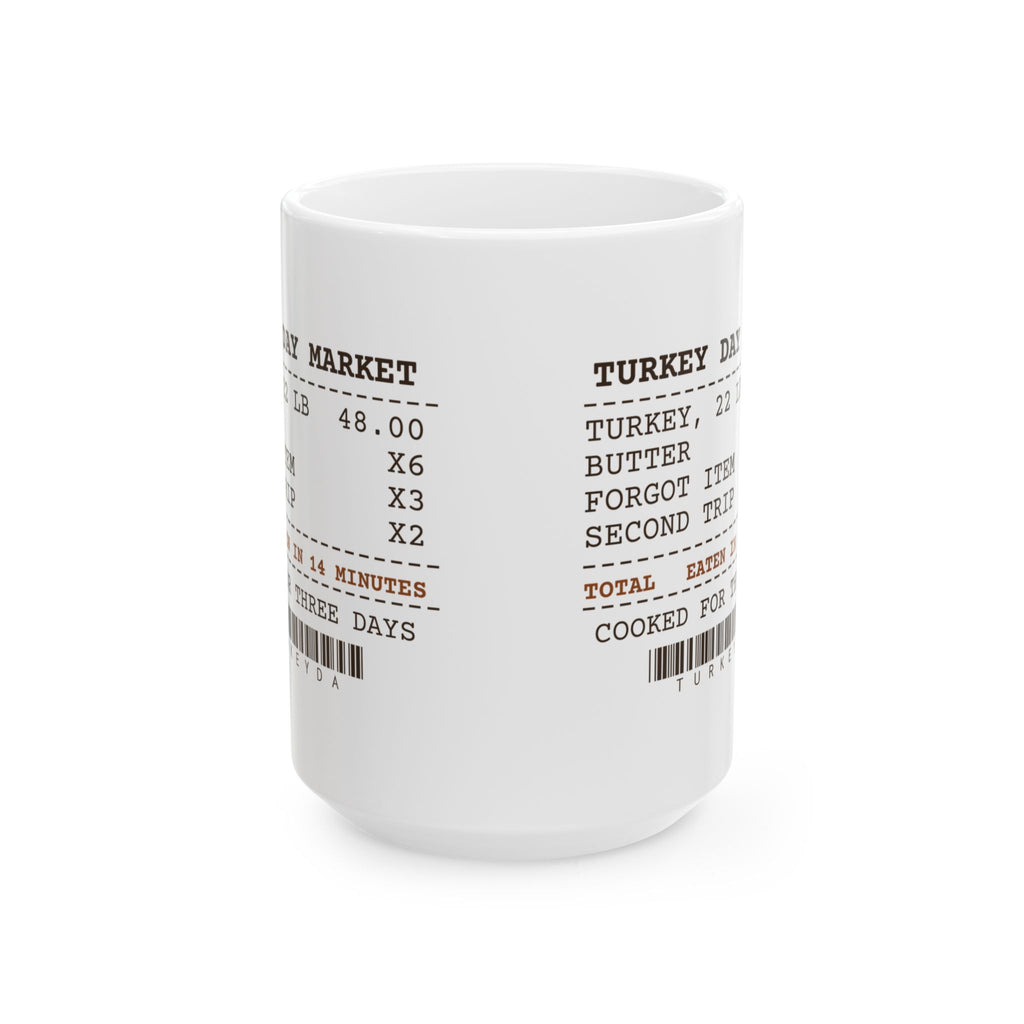 Funny Thanksgiving Host Coffee Mug Cooked Three Days Eaten In 14 Minutes