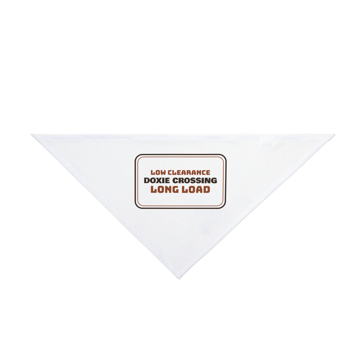 Funny Dachshund Dog Bandana Doxie Crossing Long Load Sign For Dachshund