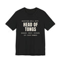 Funny Grill Dad Shirt Head Of Tongs Backyard BBQ