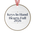 First Christmas In Our New Home Ornament Keys In Hand Hearts Full 2026