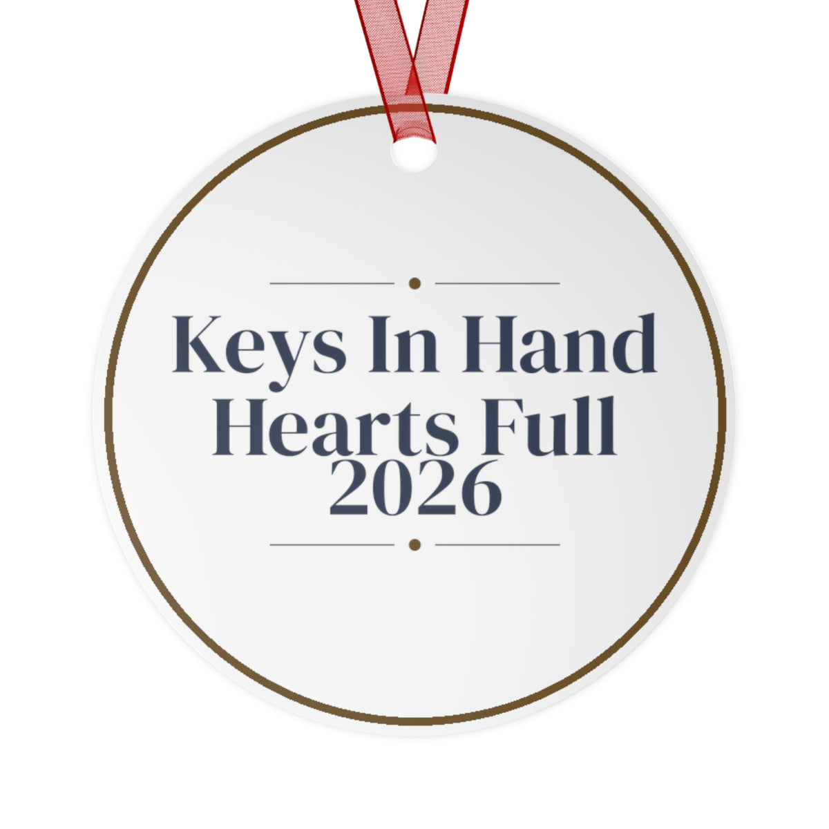 First Christmas In Our New Home Ornament Keys In Hand Hearts Full 2026