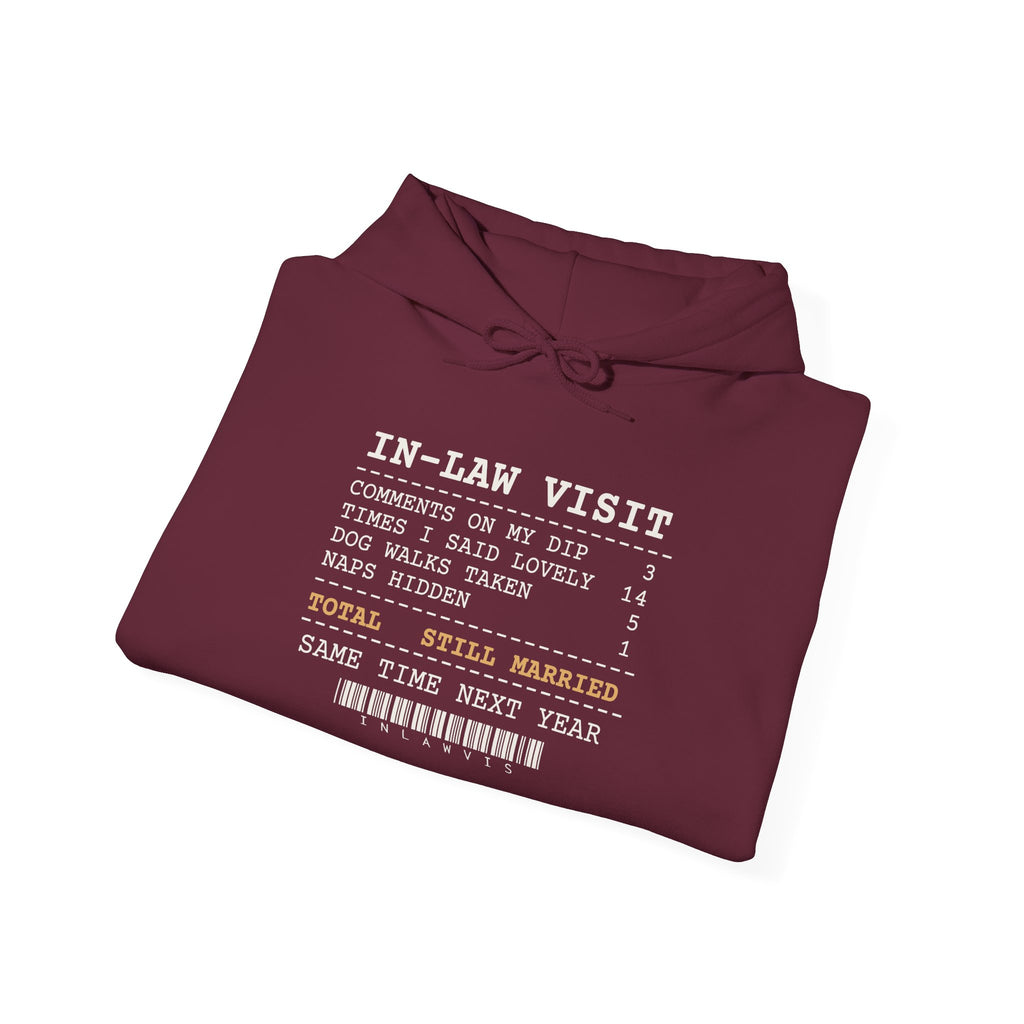 Funny Christmas In-Laws Hoodie Times I Said Lovely 14 Receipt