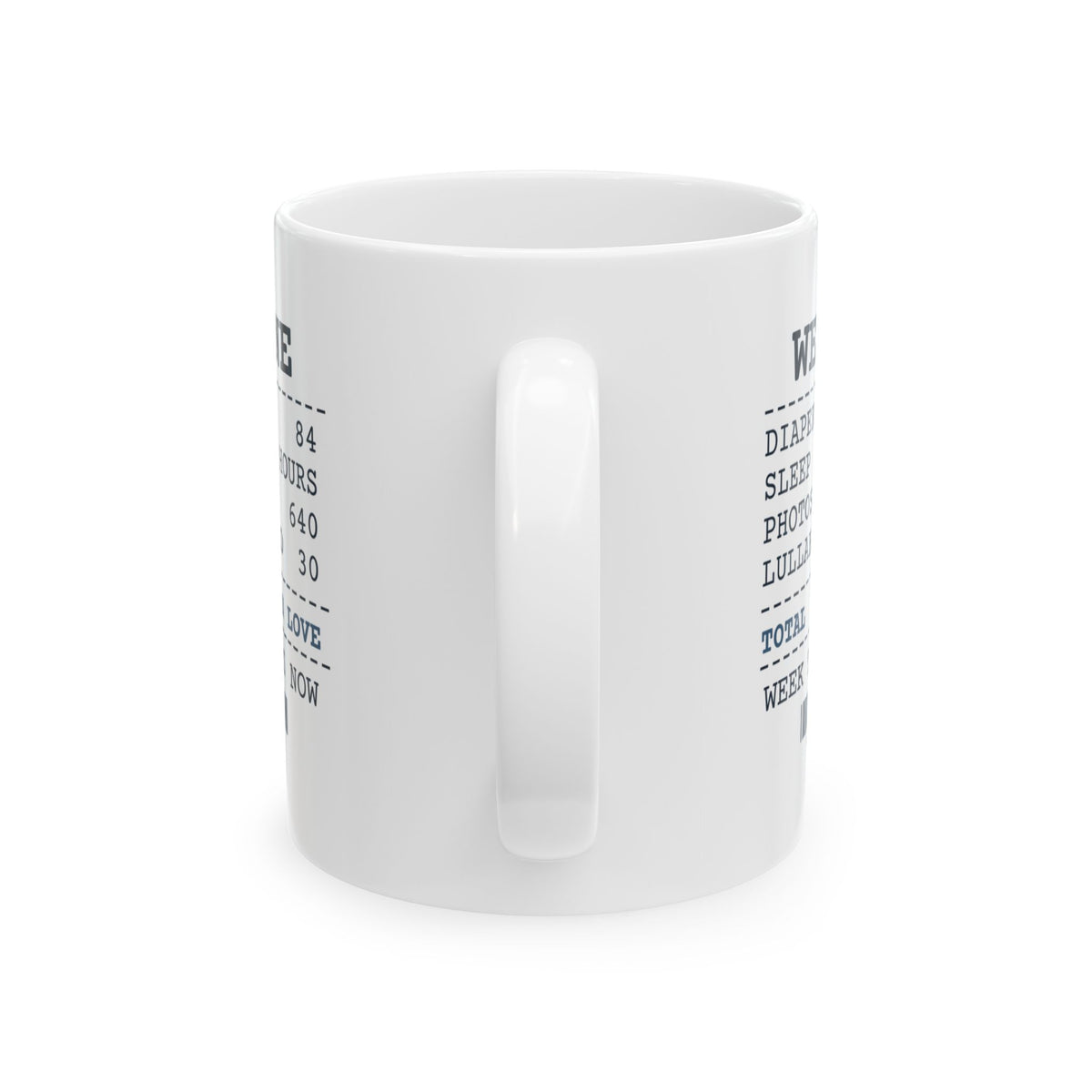 Funny New Dad Coffee Mug Diapers 84 Photos Taken 640 Receipt