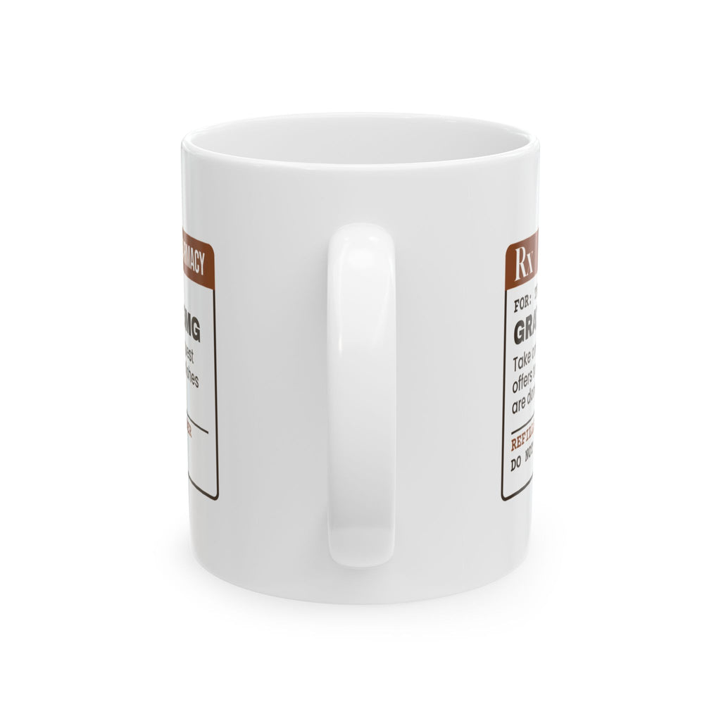 Funny Thanksgiving Host Coffee Mug Do Not Carve Angry Prescription