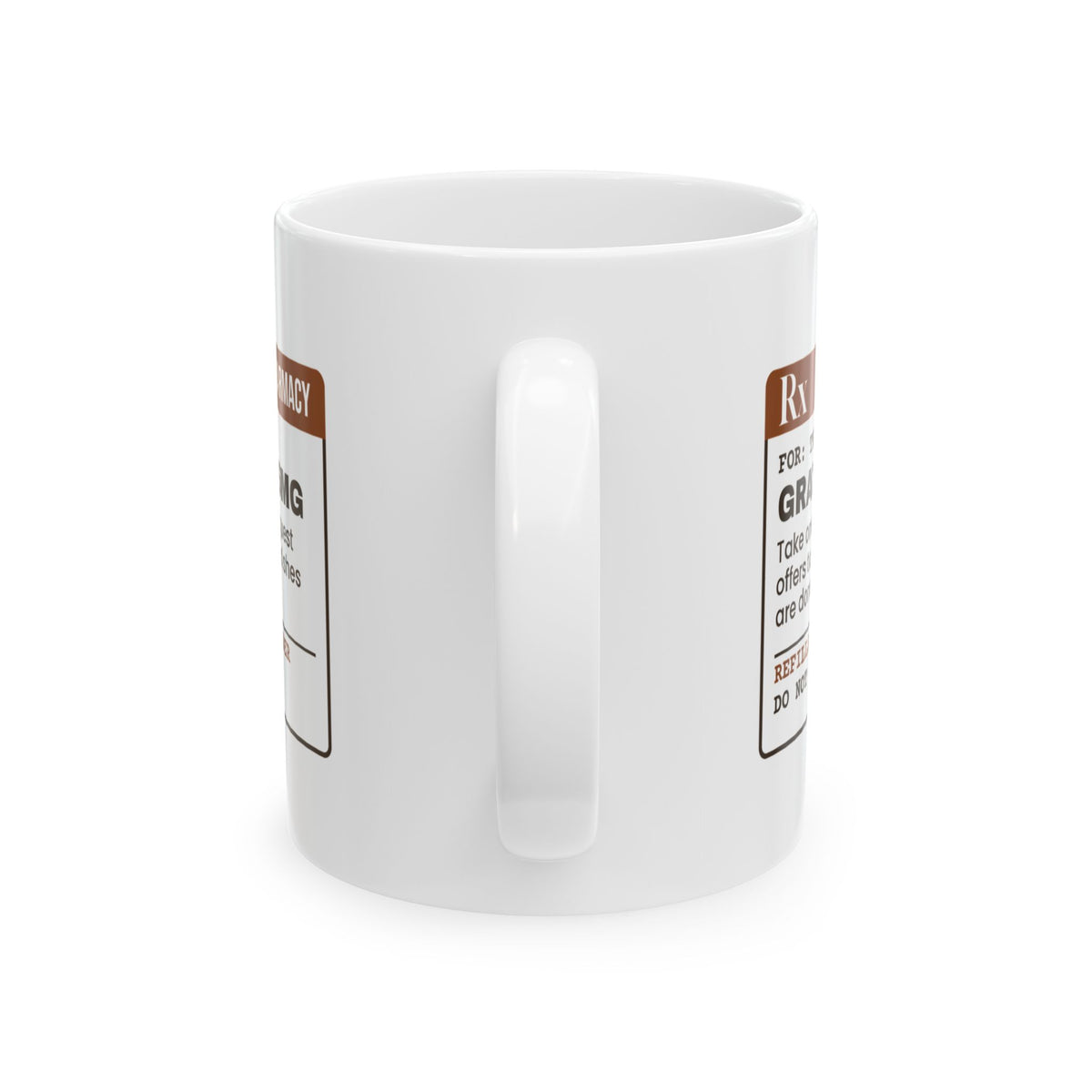 Funny Thanksgiving Host Coffee Mug Do Not Carve Angry Prescription