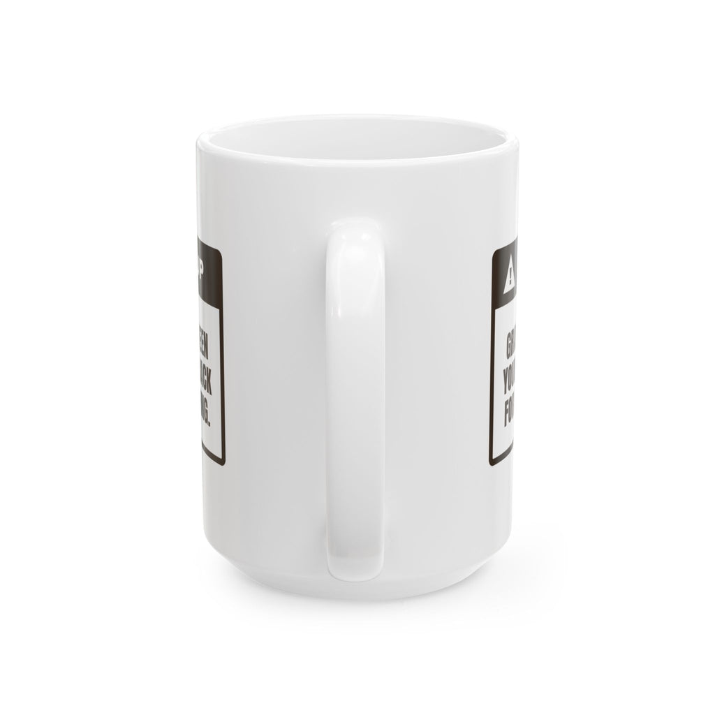 Funny Thanksgiving Coffee Mug Grandma Saw Your Plate Go Back For Seconds