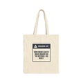 Funny Christmas Mom Tote Bag Mom Knows The Battery Drawer