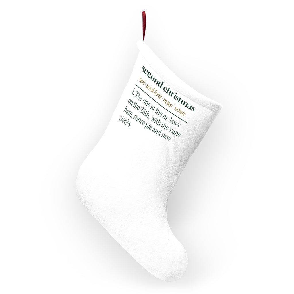 Funny Christmas Stocking Second Christmas Definition In-Laws