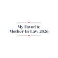Christmas Sticker My Favorite Mother-In-Law 2026 Keepsake