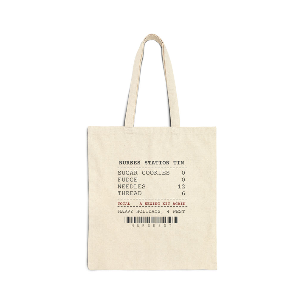 Funny Christmas Nurse Tote Bag Opened The Cookie Tin Found A Sewing Kit