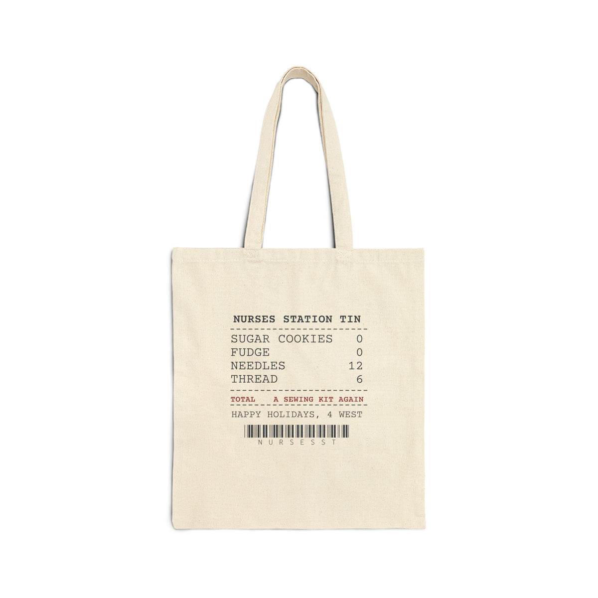 Funny Christmas Nurse Tote Bag Opened The Cookie Tin Found A Sewing Kit