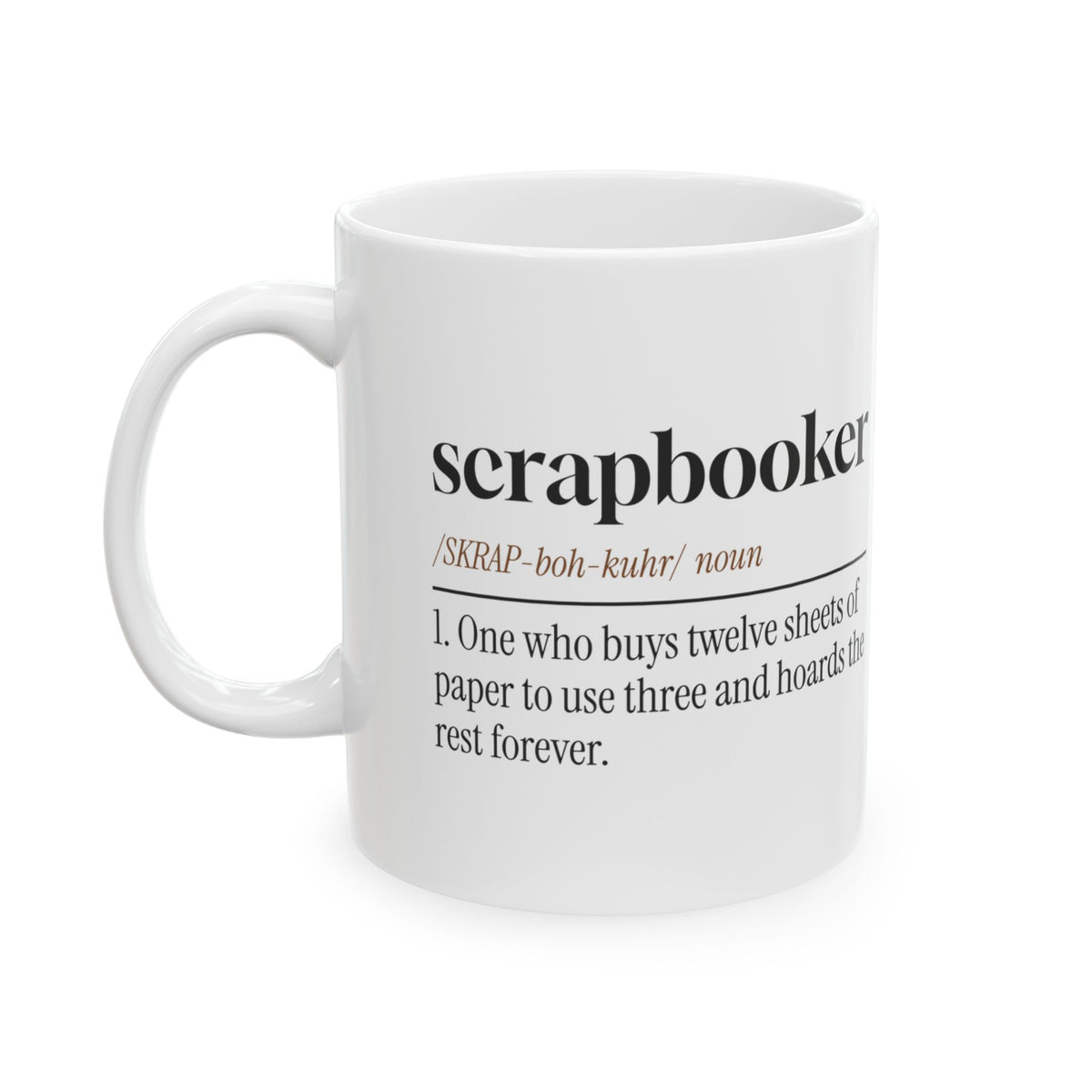 Scrapbooker Definition Coffee Mug For Crafters