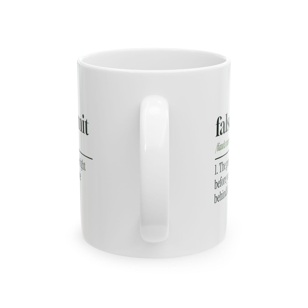 Funny Hiking Mug False Summit Dictionary Definition