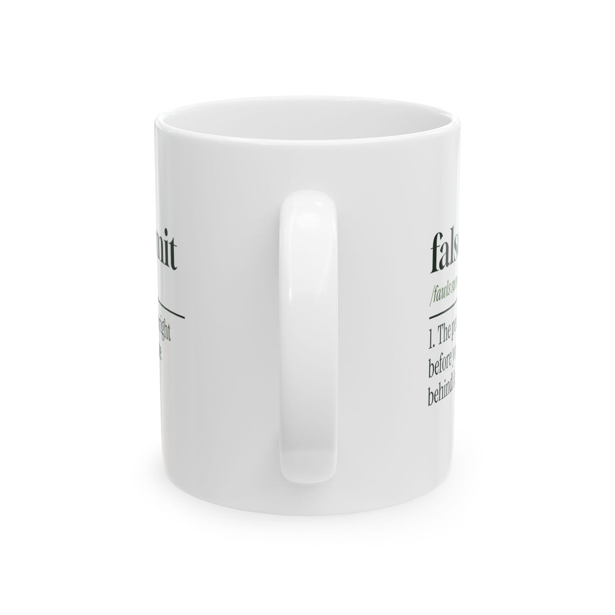 Funny Hiking Mug False Summit Dictionary Definition