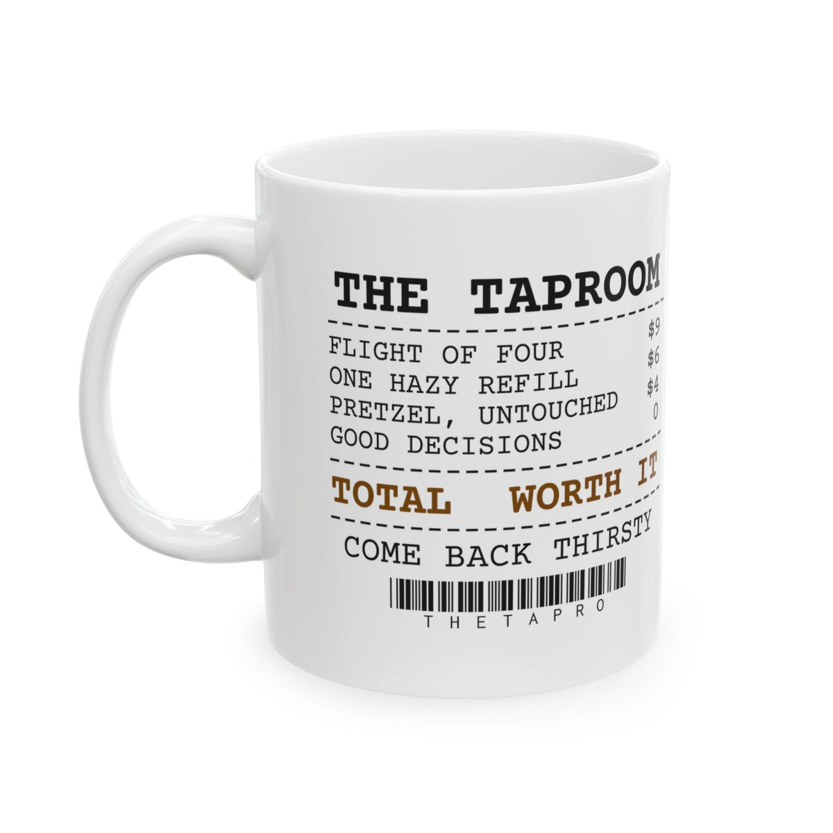 Craft Beer Coffee Mug Taproom Tab Worth It