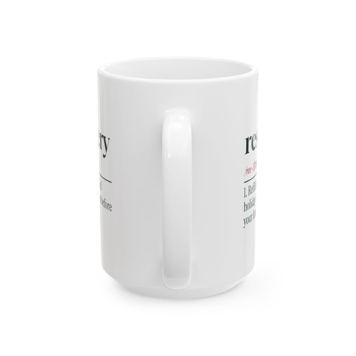 Funny Christmas Coffee Mug Restockery Same Shelf Ninth Time Definition