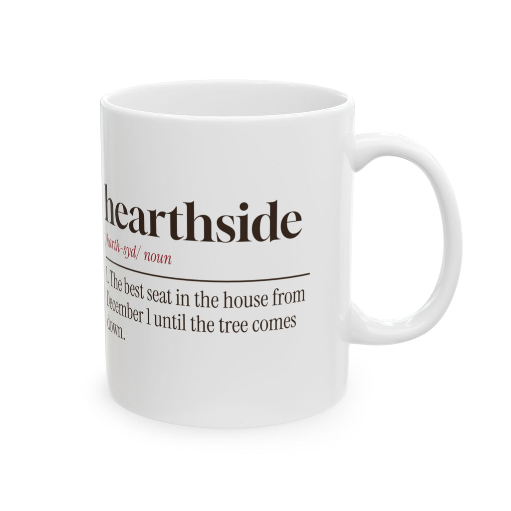 Christmas Coffee Mug Hearthside Dictionary Definition