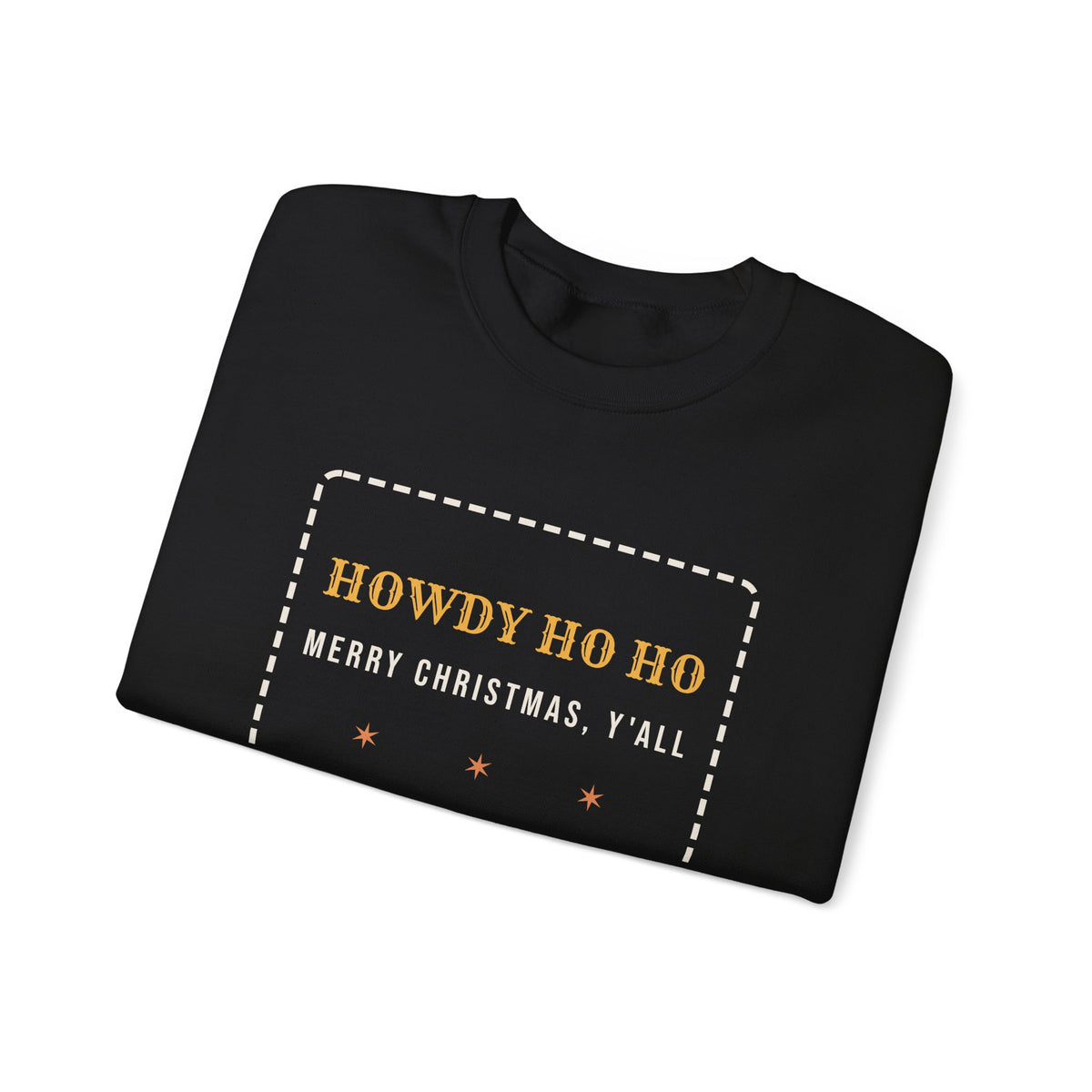 Funny Western Christmas Sweatshirt Howdy Ho Ho