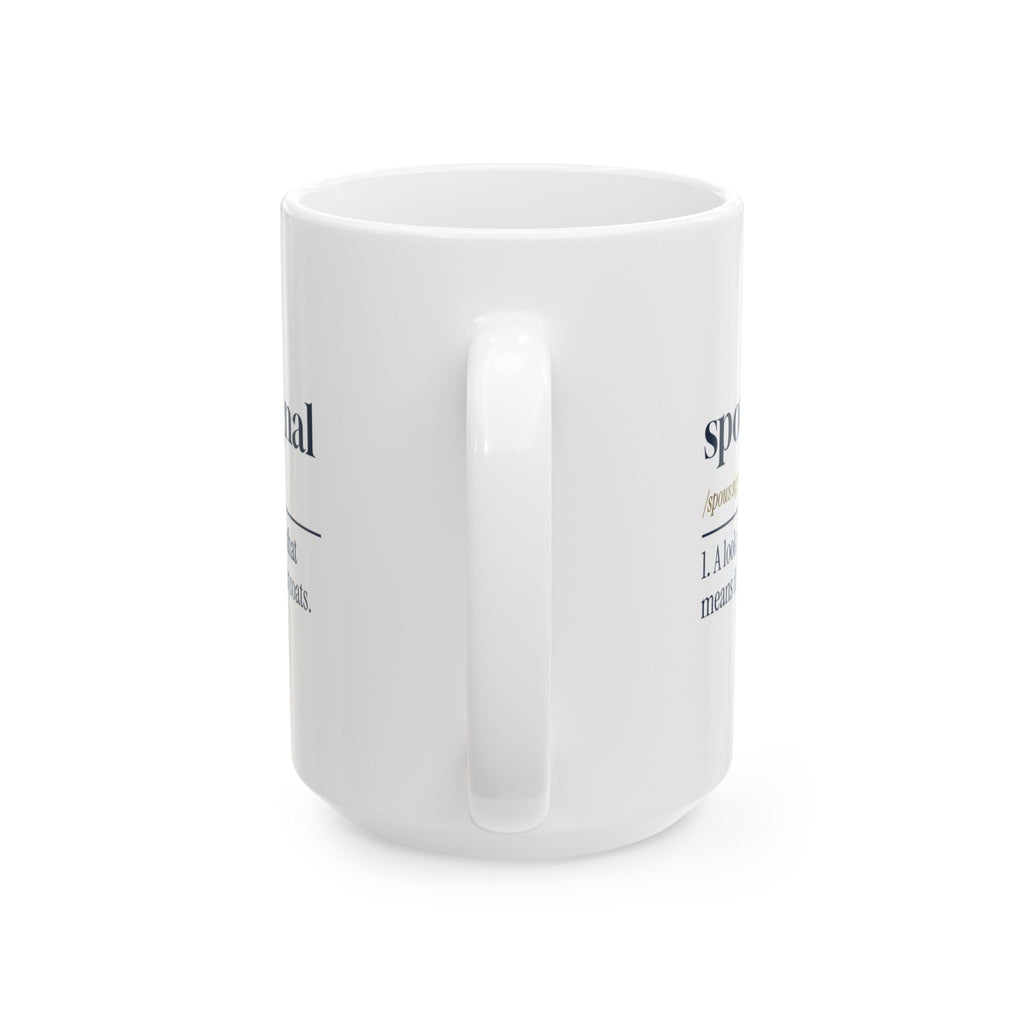 Funny Christmas In Laws Coffee Mug Spouse Signal Definition