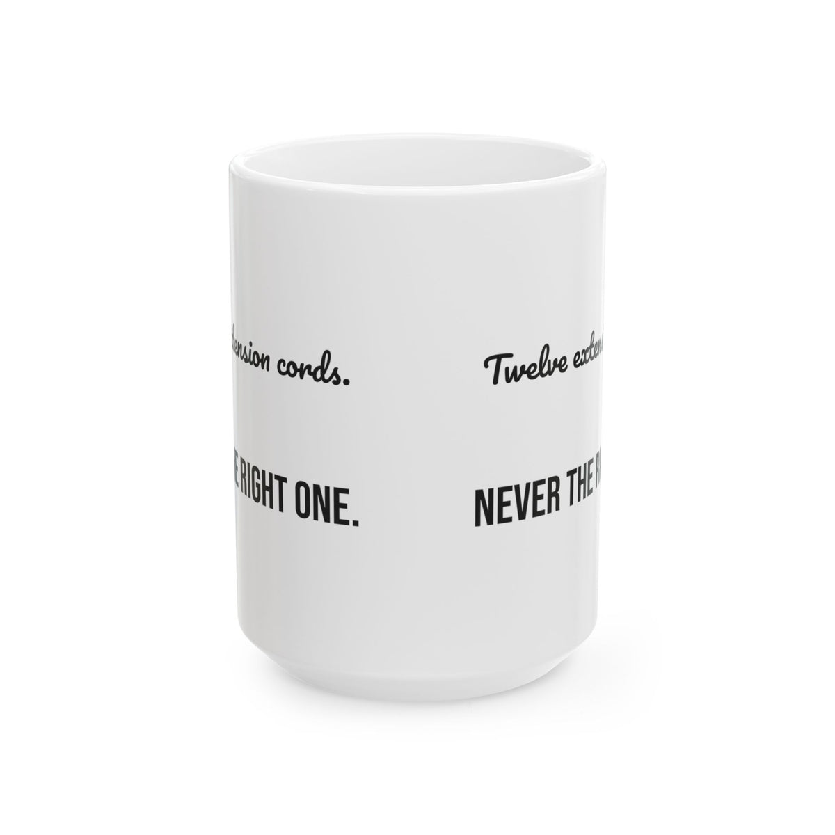 Funny Garage Dad Coffee Mug Extension Cords For Dad