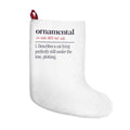 Funny Christmas Cat Christmas Stocking Ornamental Dictionary Definition