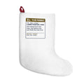 Funny Christmas Cat Christmas Stocking Laser Pointer Prescription Label