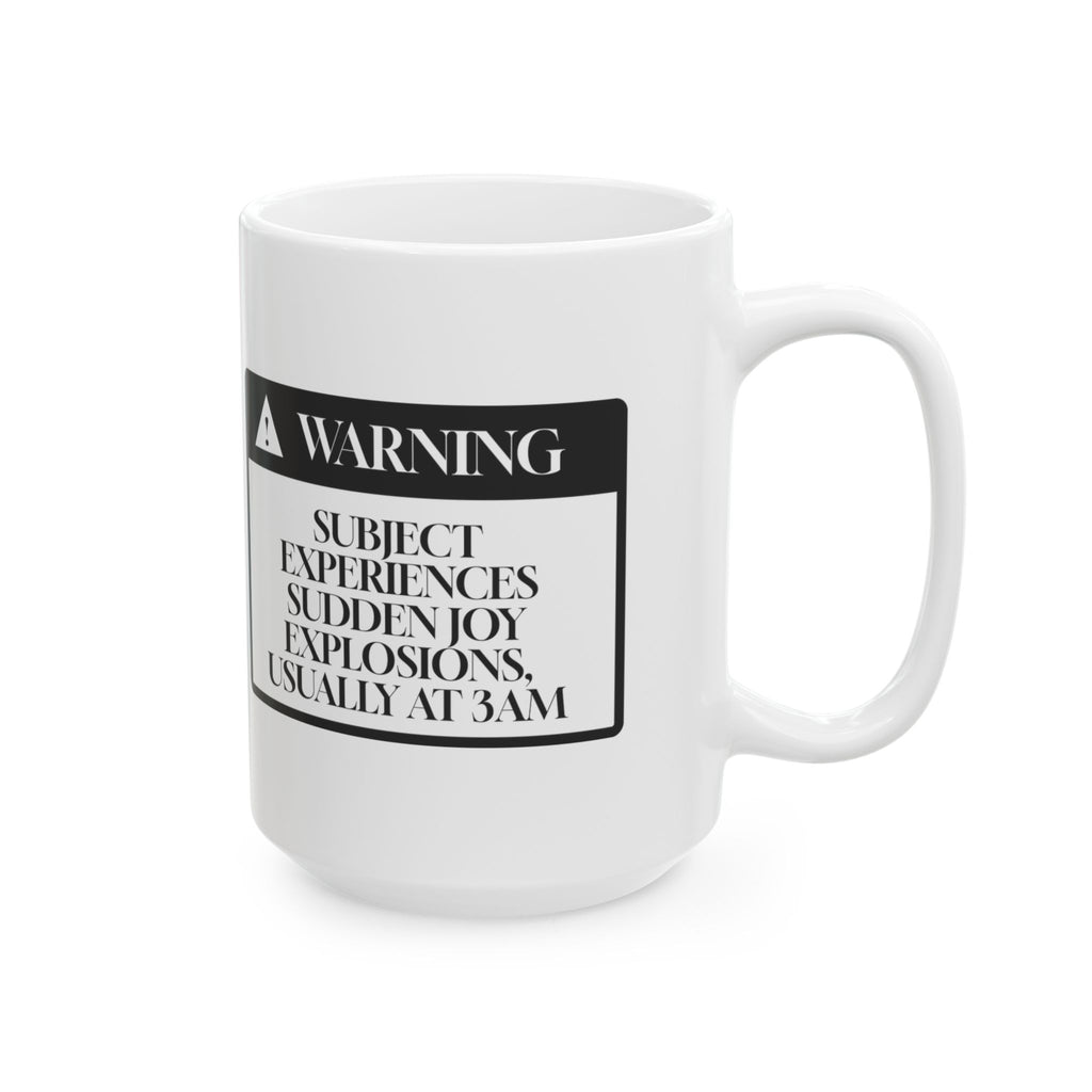 Funny Dog Zoomies Coffee Mug Warning Label For Dog Owners