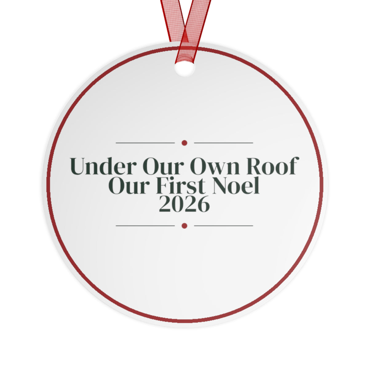 First Christmas In New Home Ornament 2026 Under Our Own Roof