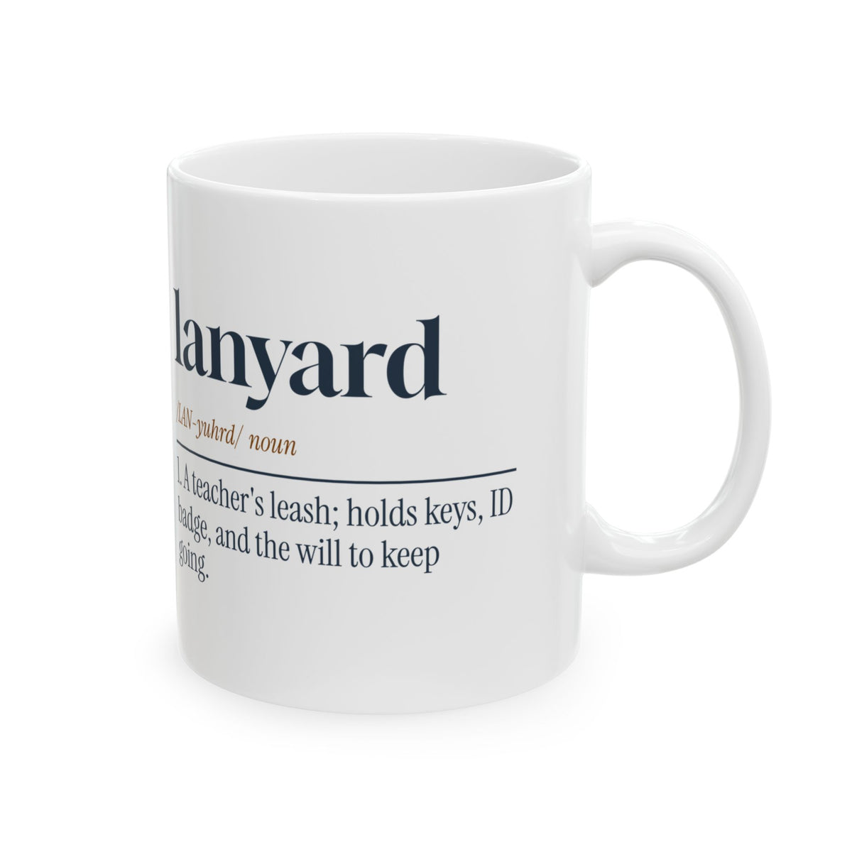 Funny Teacher Lanyard Coffee Mug Holds It All Together For Teachers